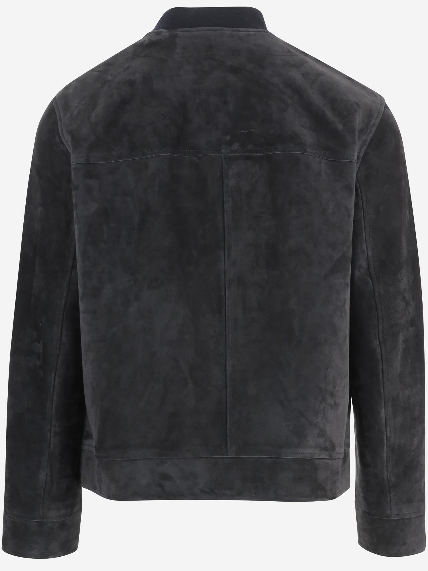 Giacca in pelle scamosciata 26E26EHV21266L32W A7206 YVES SALOMON 