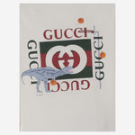 T-shirt in cotone con stampa 575114 XJHFH9214 GUCCI KIDS 