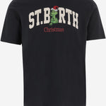 T-SHIRT IN COTONE CON  LOGO ARN0004 03116I MC2 SAINT BARTH 