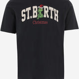 T-SHIRT IN COTONE CON  LOGO ARN0004 03116I MC2 SAINT BARTH 