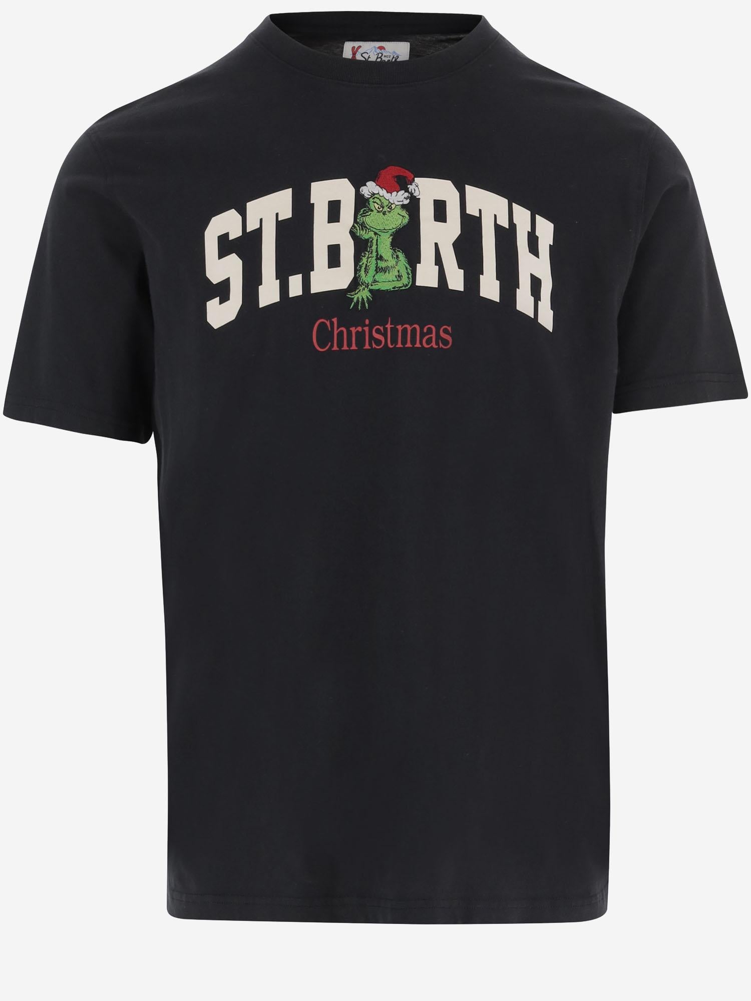 T-SHIRT IN COTONE CON  LOGO ARN0004 03116I MC2 SAINT BARTH 