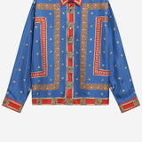 CAMICIA IN SETA CON STAMPA THE RINGMASTER 1024520 1A179535UJ30 VERSACE 
