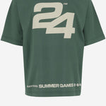 T-SHIRT IN COTONE CON LOGO SG2410103 HUNTERGREEN SUMMER GAMES 
