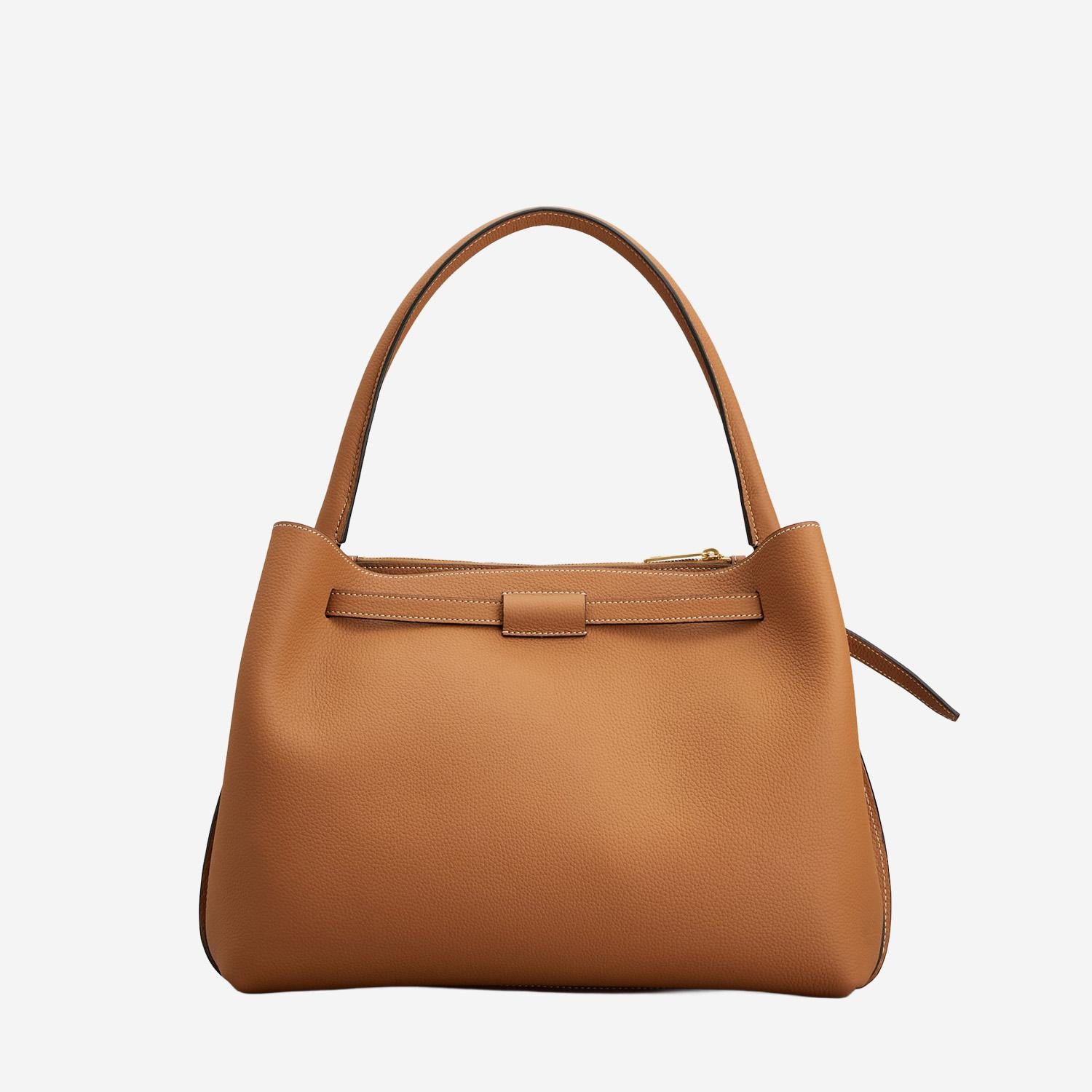 BORSA A MANO IN PELLE CON LOGO XBWTIMJ0200WKA S410 TODS 