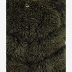 GILET CON CAPPUCCIO IN PELLICCIA SINTETICA TH06 FFX013 UNCOMMON 