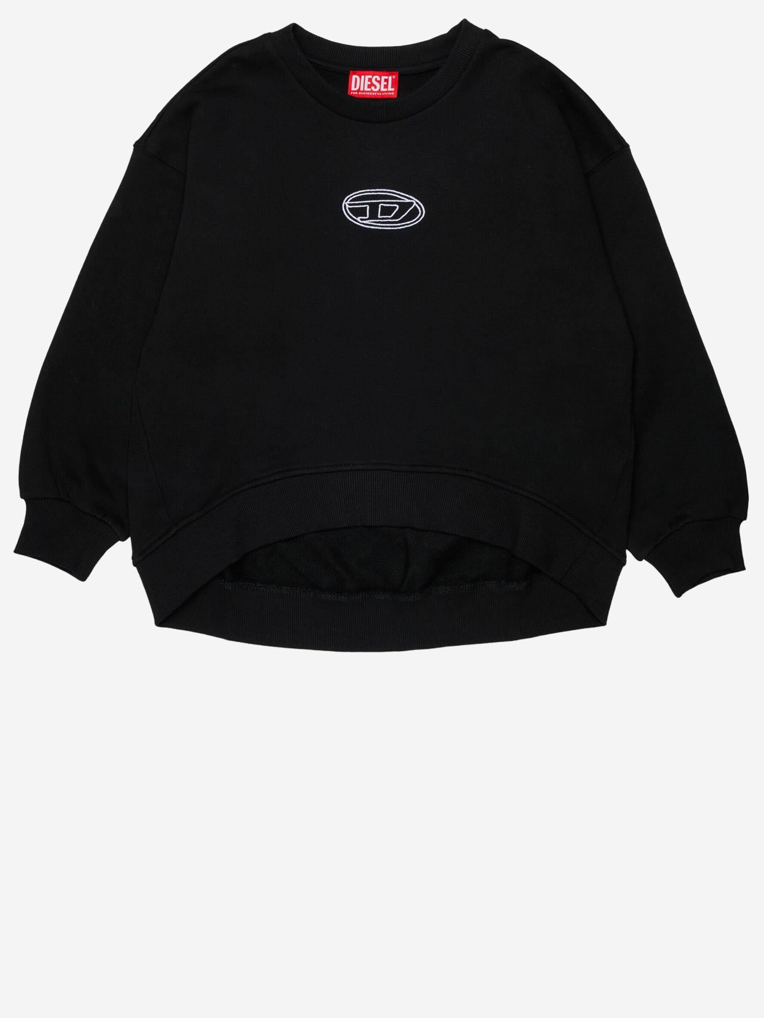 FELPA IN COTONE CON LOGO J02621 0GEADK900 DIESEL KIDS 