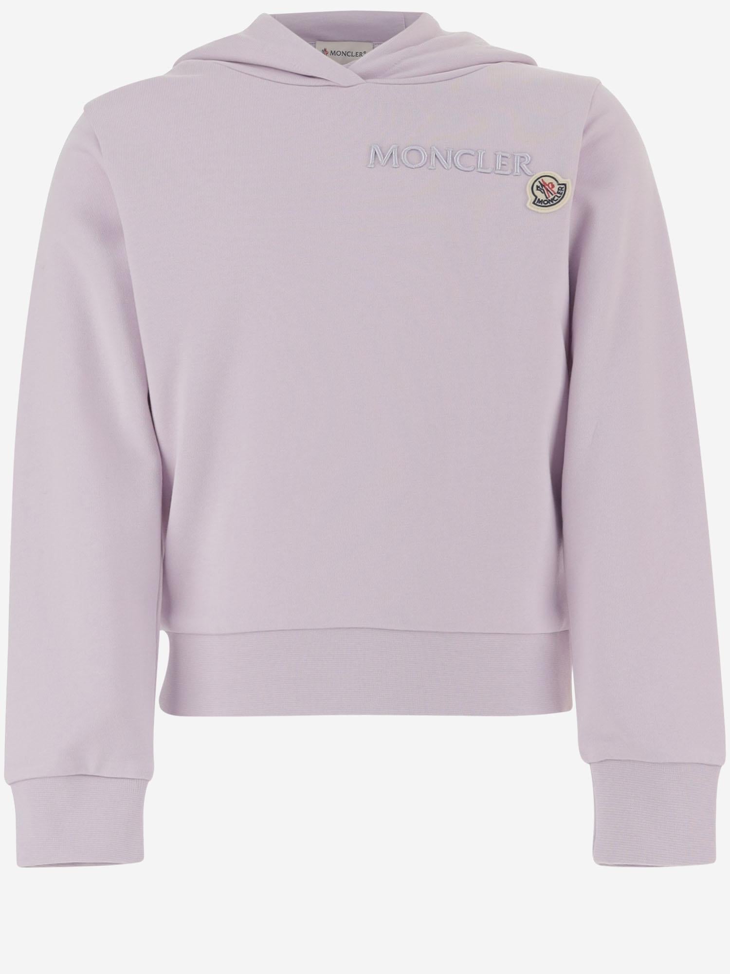 FELPA IN COTONE CON CAPPUCCIO 8G0001189AKM 509 MONCLER ENFANTS 