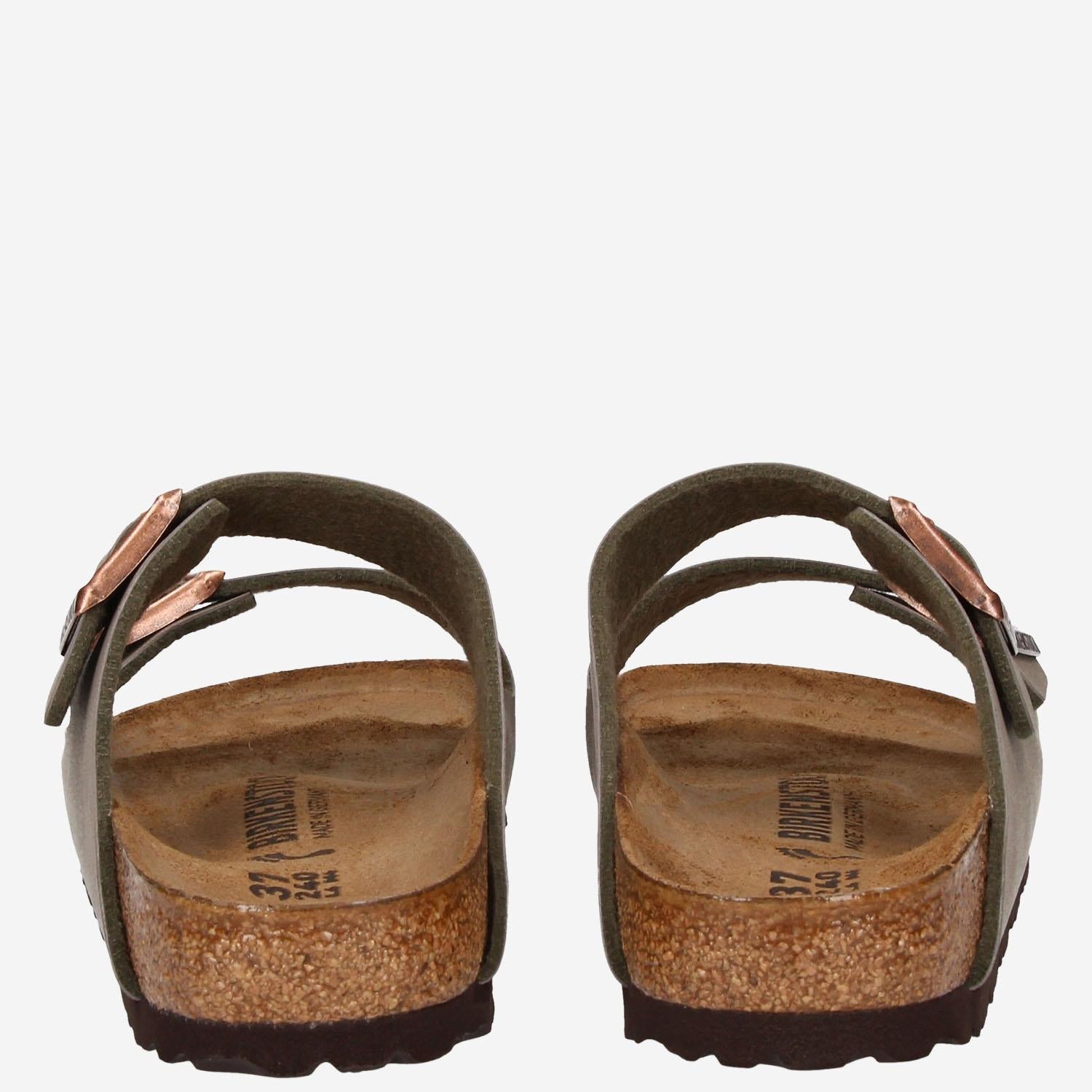 SANDALI ARIZONA IN BIRKO-FLOR 151213 STONE BIRKENSTOCK 