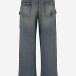 JEANS IN DENIM IN DENIM DI COTONE GWP603 183CF0013 MIU MIU 