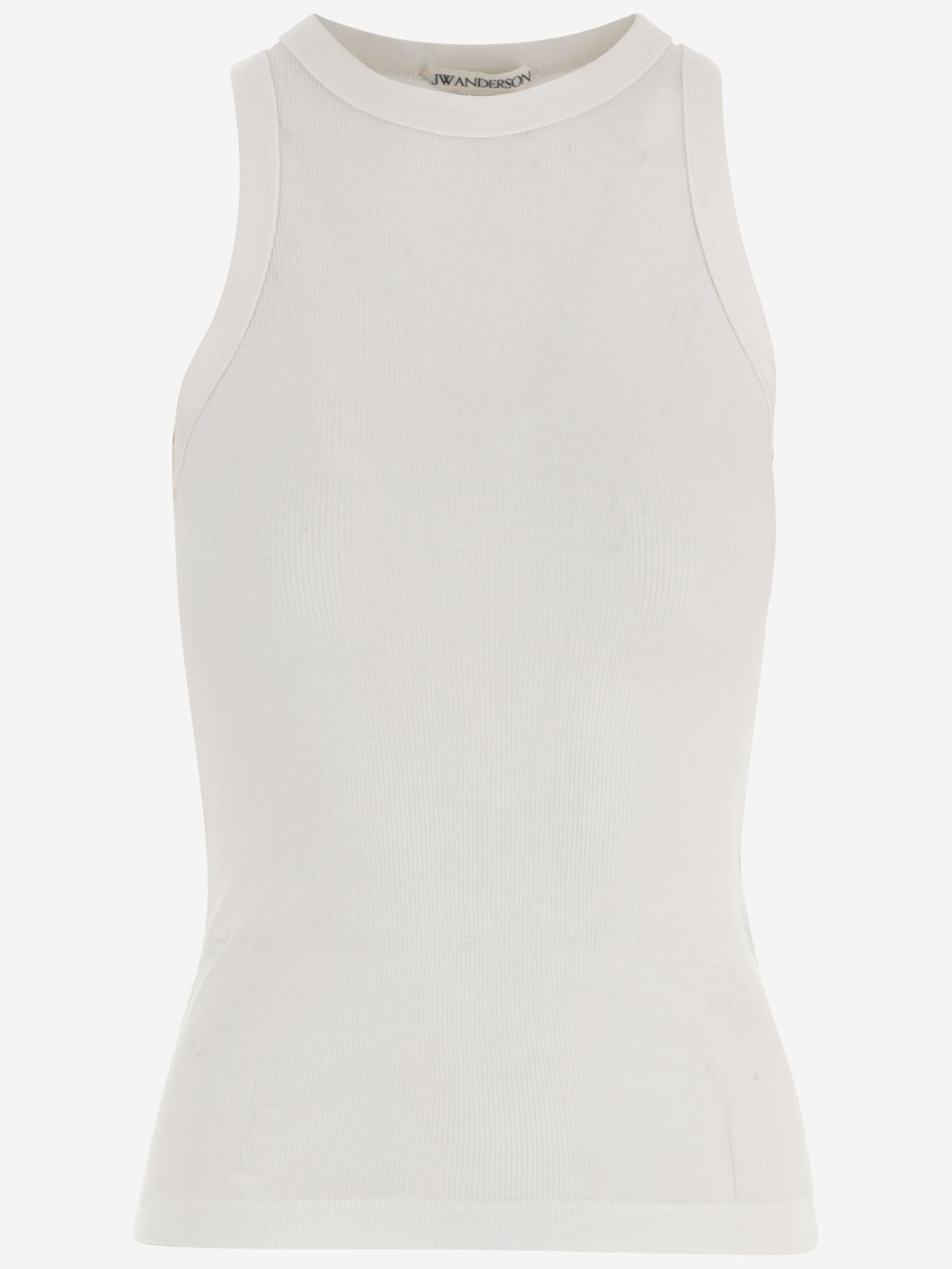 Canotta in modal con logo JO0291 PG1904002 JW ANDERSON 