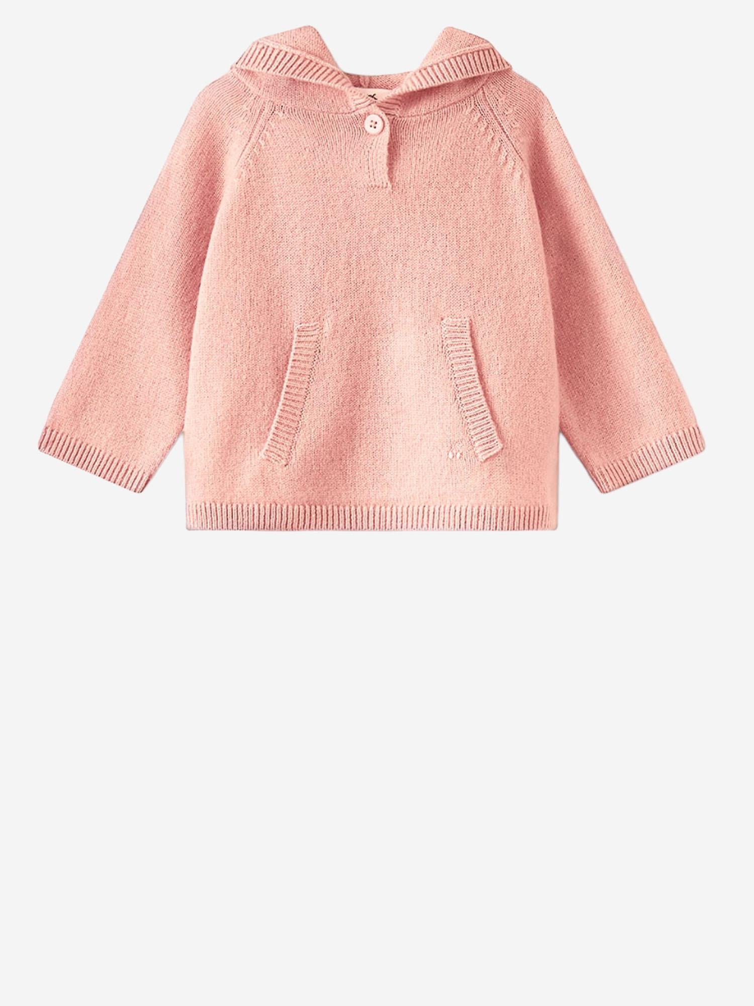 FELPA IN CASHMERE CON CAPPUCCIO PEBDA2942PU 124 BONPOINT KIDS 