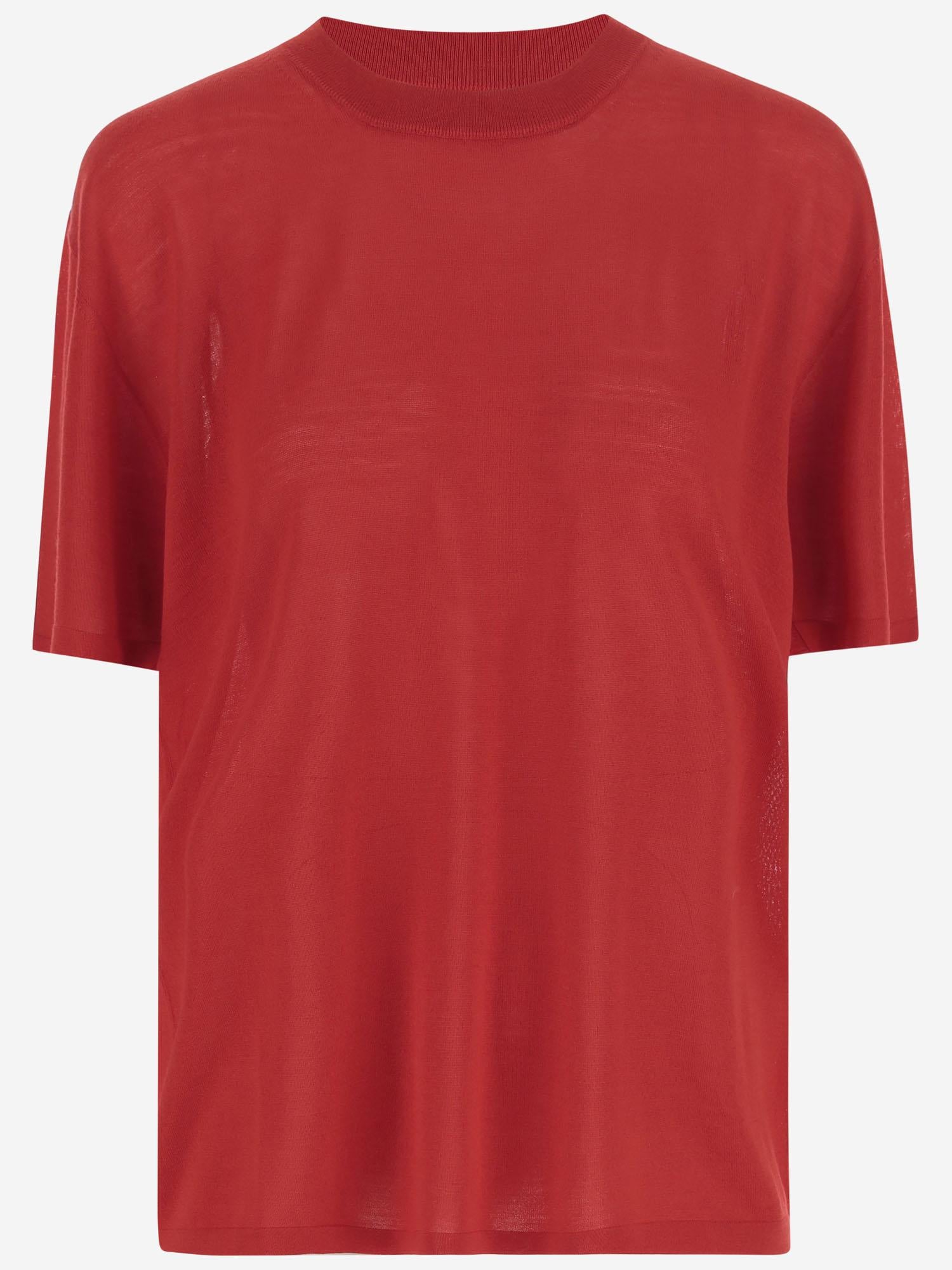 T-SHIRT IN lana CON LOGO ARMTMKN05 MW01023 ARMARIUM 