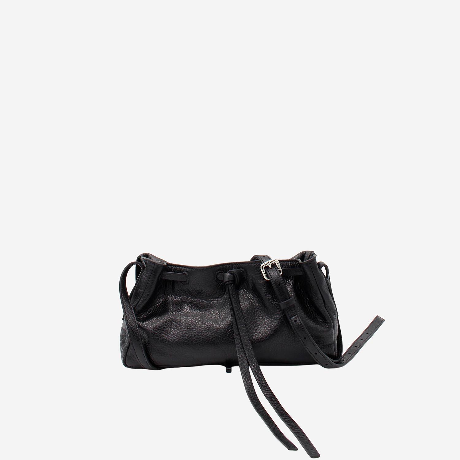 BORSA LA BISACCIA IN NAPPA MARTELLATA LABISACCIAMINISOUFFLE 002SL RADICA STUDIO 