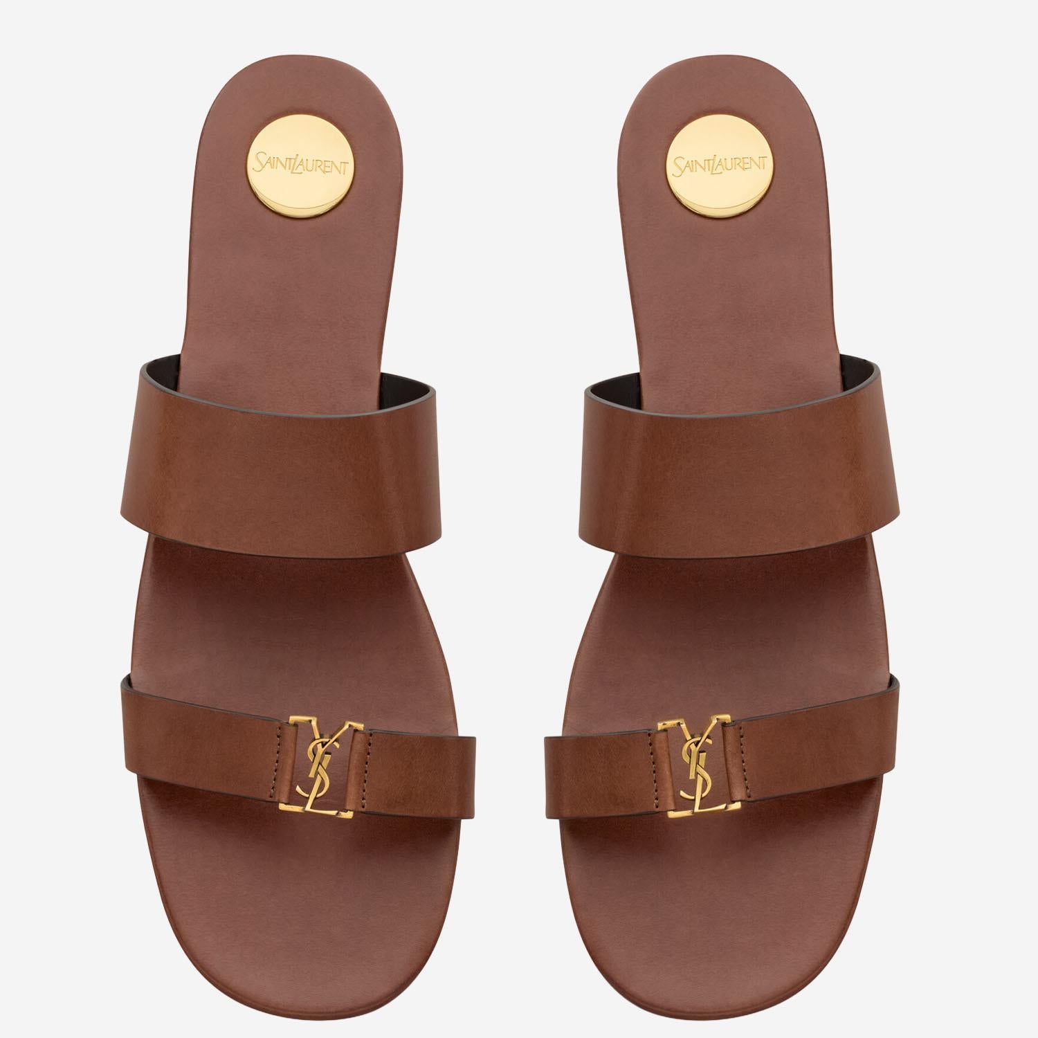 SANDALI BABYLONE IN PELLE 860809 DWE006036 SAINT LAURENT 