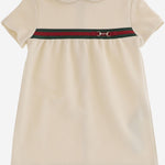 ABITO IN COTONE CON WEB 859754 XJHR99908 GUCCI KIDS 