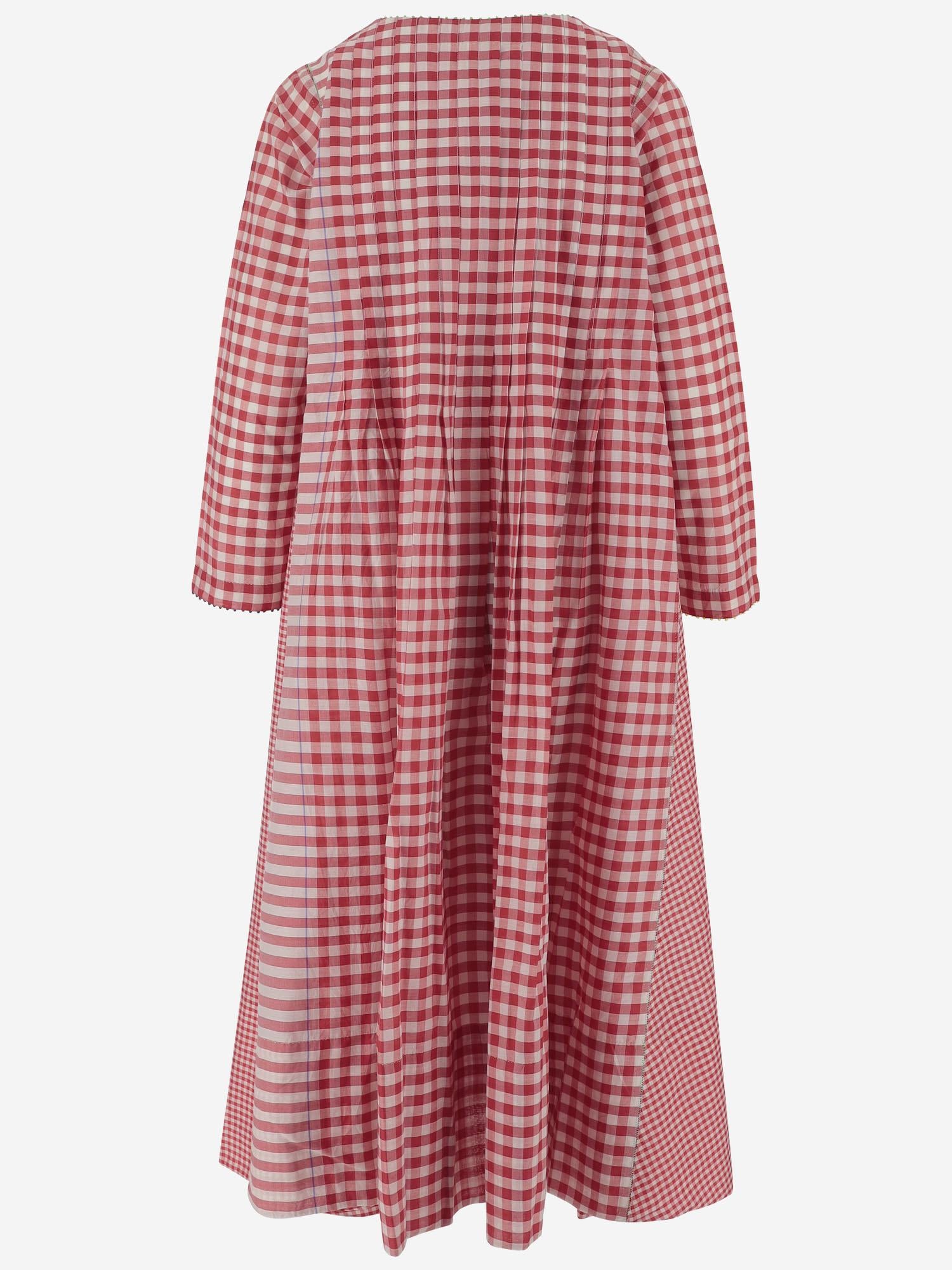 ABITO IN COTONE E SETA A MOTIVO A QUADRI DLWPDOVP01 MULTI PERO 