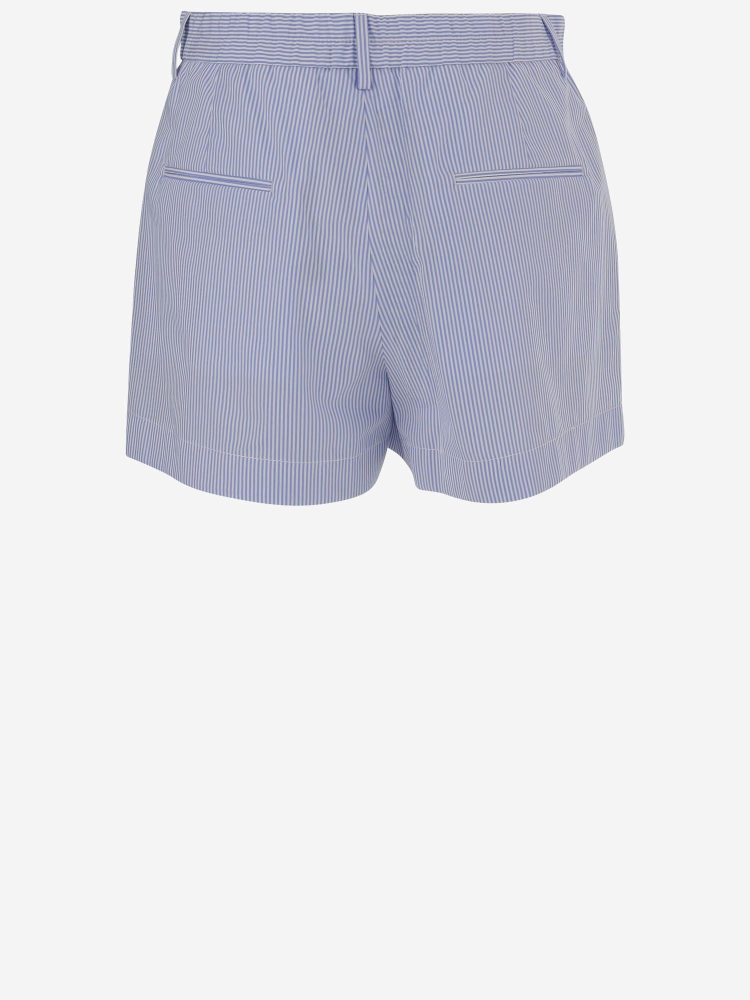 PANTALONI CORTI IN COTONE CON MOTIVO A RIGHE ARMTMP044C 016044 ARMARIUM 