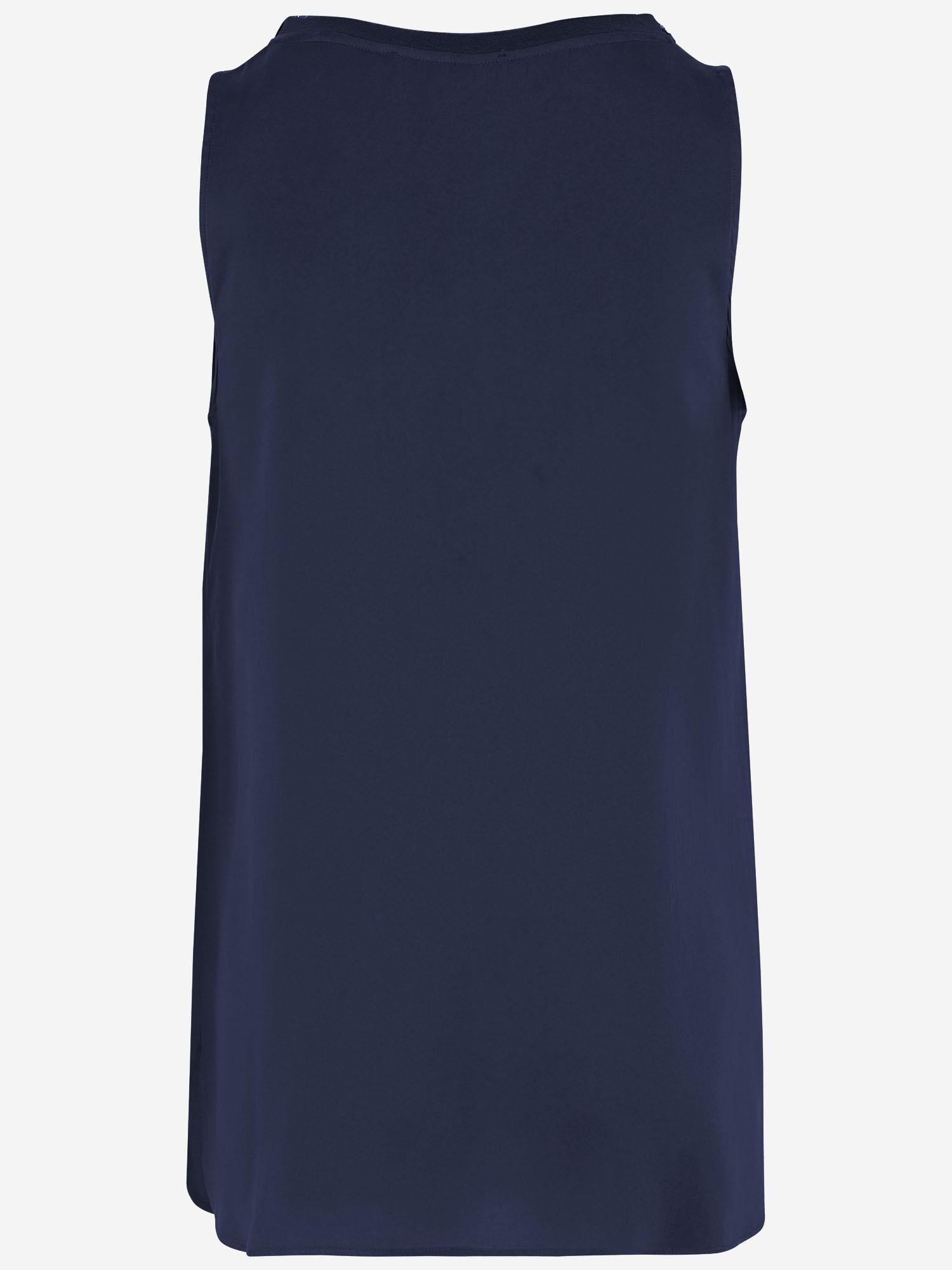 TOP SENZA MANICHE IN COTONE STRETCH POPPYC TE075C436 Q-WINS 