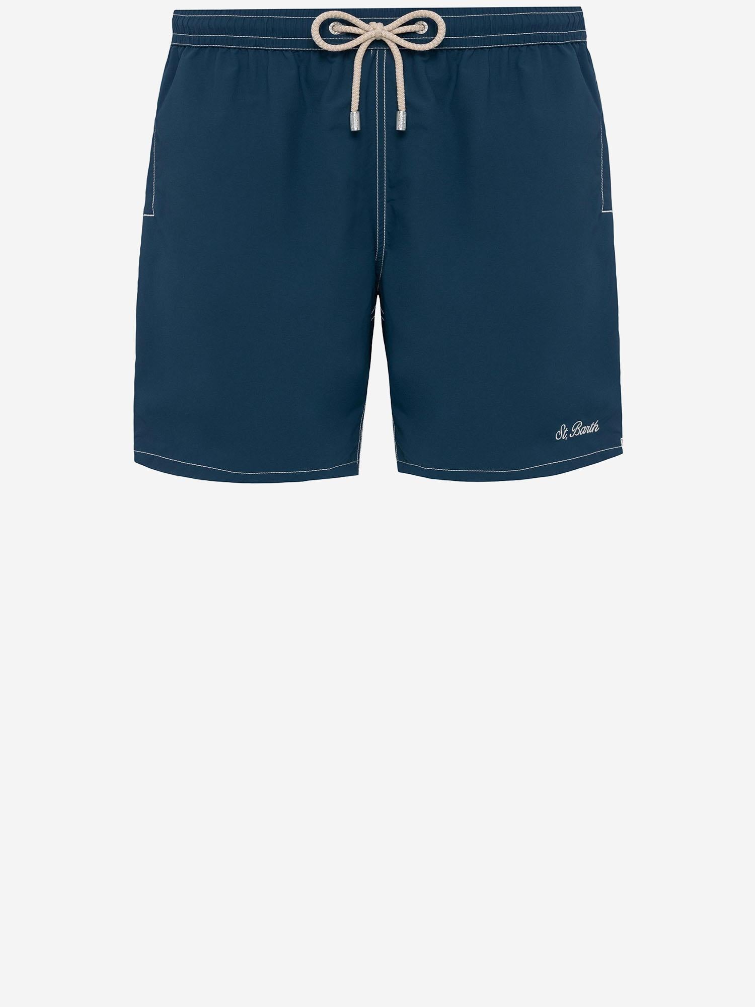 SHORTS DA BAGNO IN NYLON CON LOGO PATM001 00248L MC2 SAINT BARTH 
