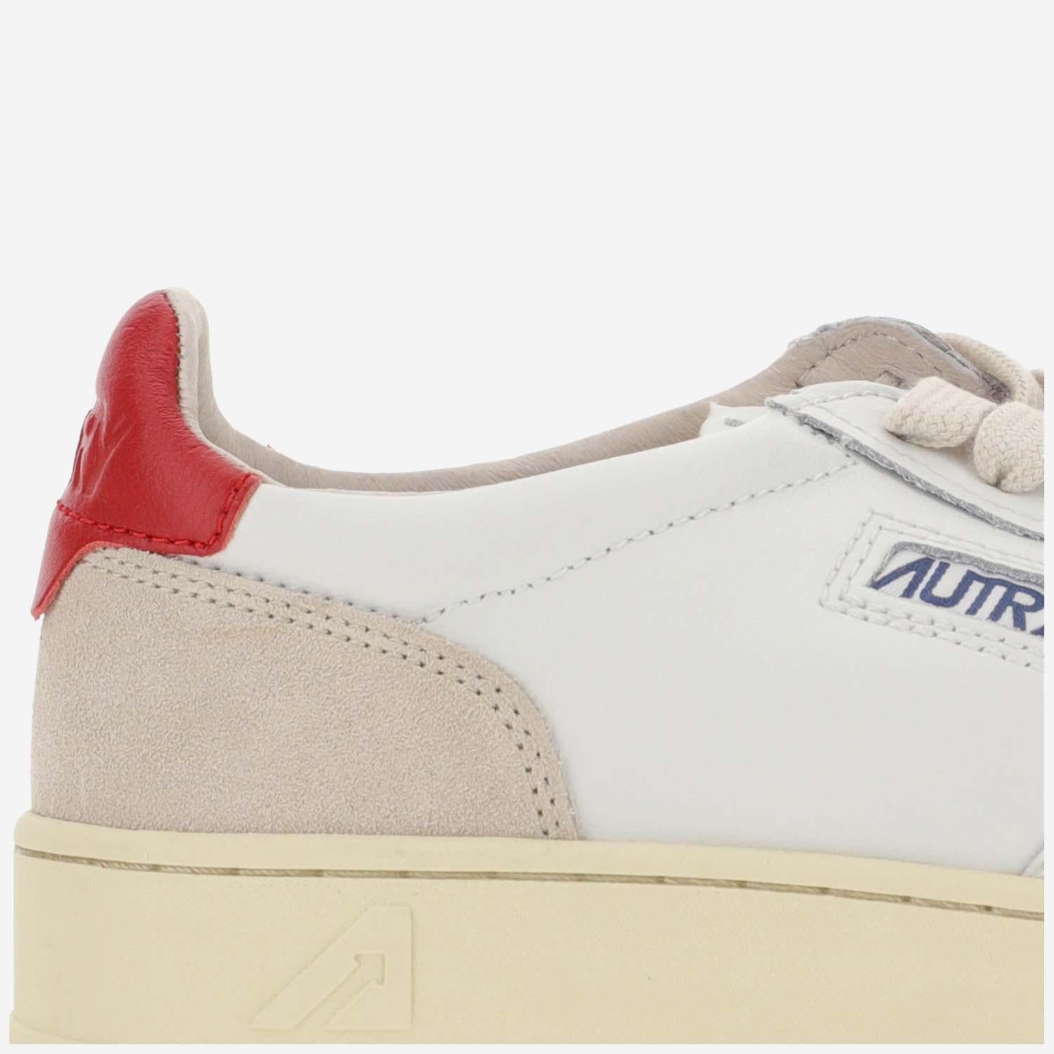SNEAKERS MEDALIST LOW AULMLS43 LEATSUEDEWHTRED AUTRY 