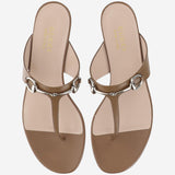 SANDALO INFRADITO IN PELLE 816590 C9D002712 GUCCI 