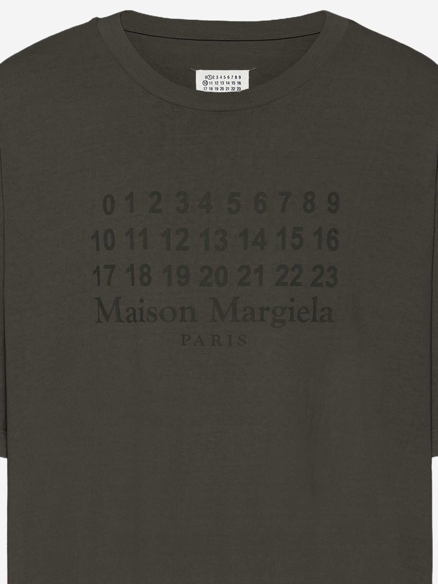 T-SHIRT IN COTONE CON STAMPA S67GC0042 S24575810 MAISON MARGIELA 