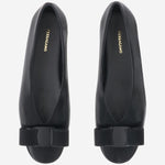 BALLERINE FIOCCO IN PELLE VANNAI 001NERO SALVATORE FERRAGAMO 