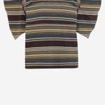 T-SHIRT IN COTONE A RIGHE CON DETTAGLIO IN PIZZO 08379 615 SACAI 