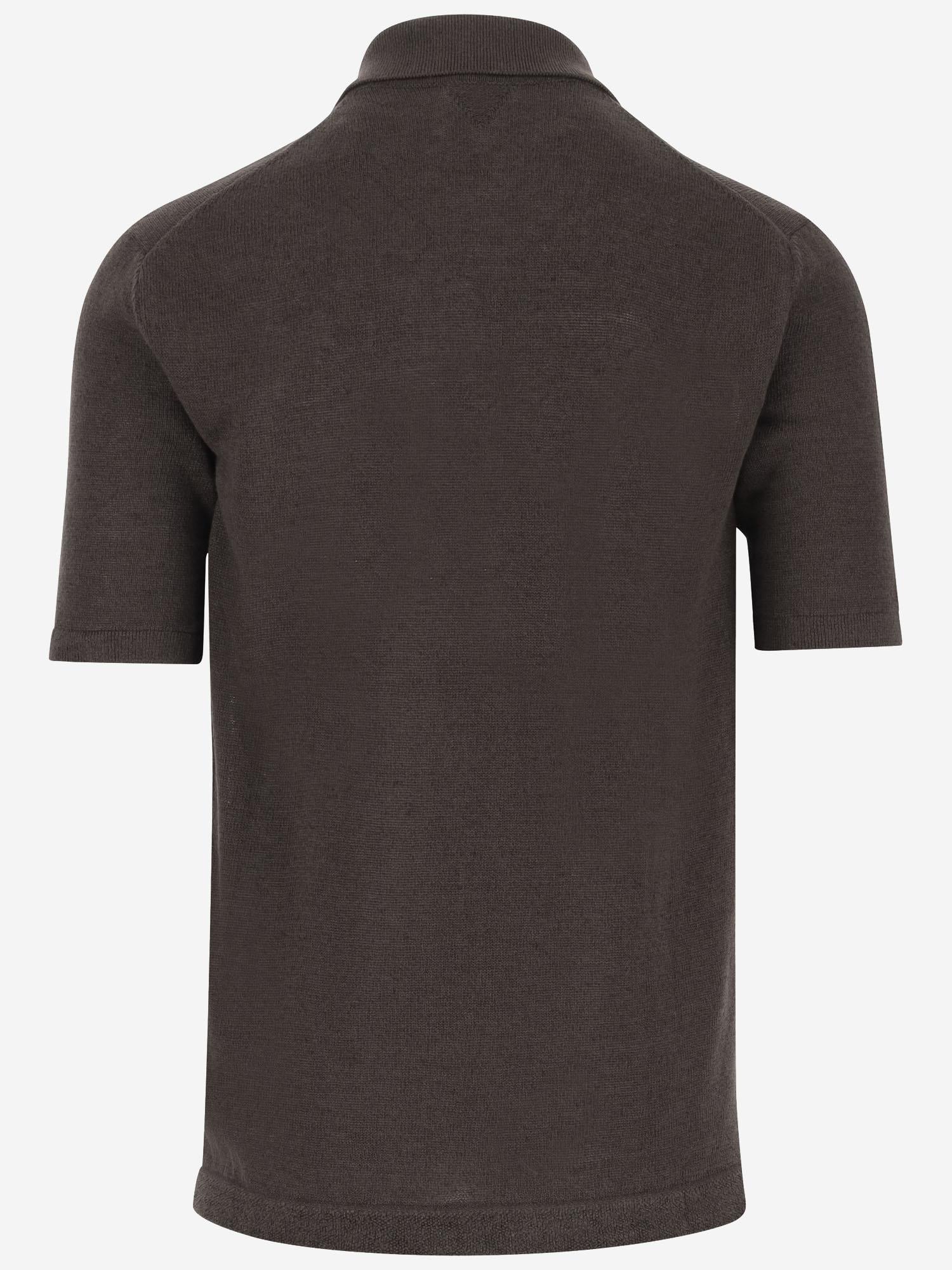 Polo in lino leggero 740733 V2X001274 BOTTEGA VENETA 