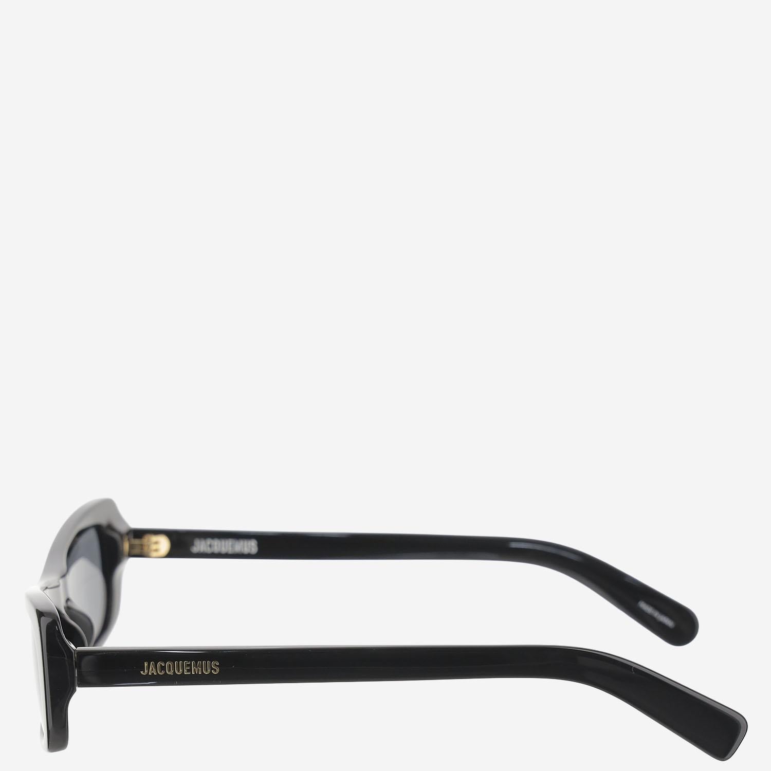 OCCHIALI DA SOLE CON LOGO JAC55C1SUN BLACKYELLOWGOLDGREY JACQUEMUS 