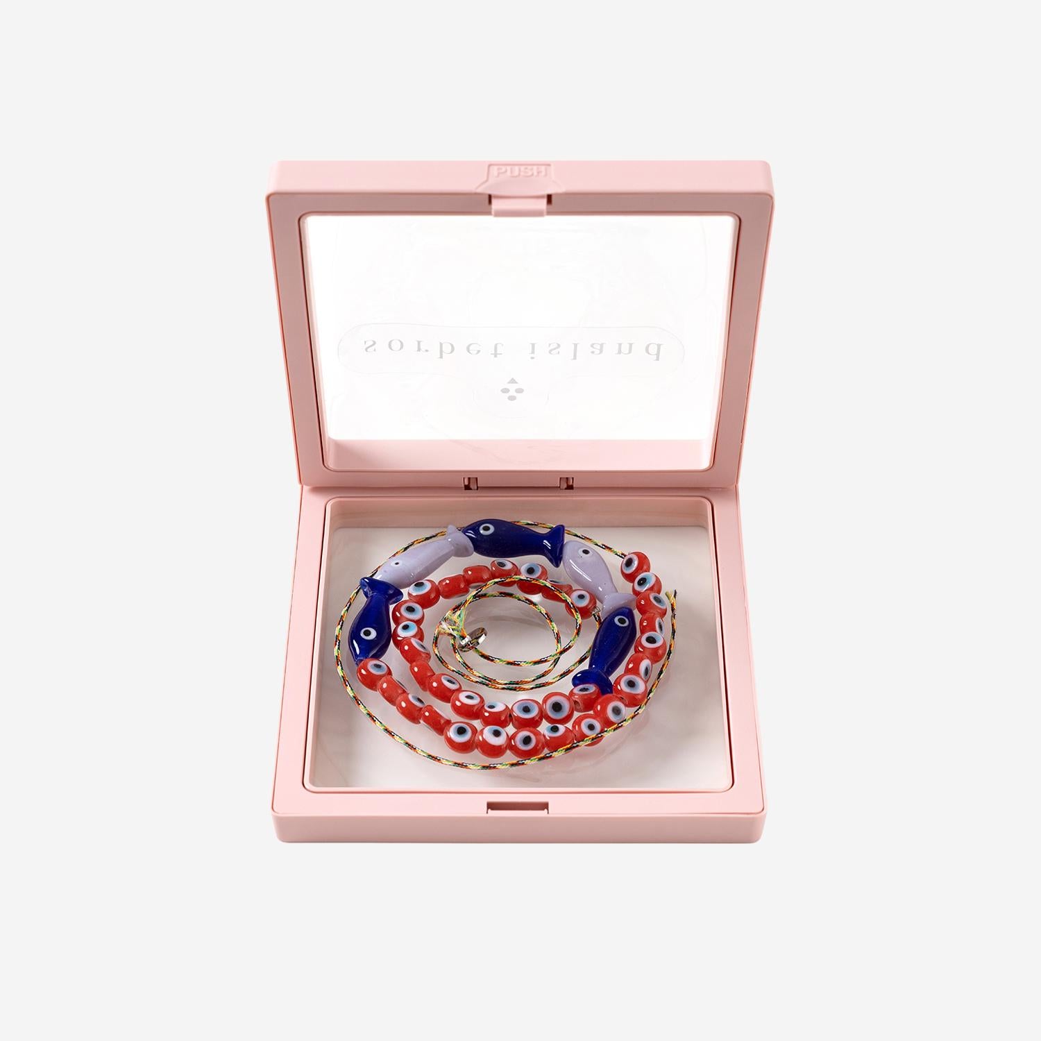  FISHGLASSBEAD DARKBLUEPURPLE SORBET ISLAND 