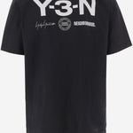 T-SHIRT ADIDAS Y-3 X NEIGHBORHOOD X DAINESE IN COTONE KC8823 BLACK/GRANIT ADIDAS Y3 X NBDH X DAINESE 