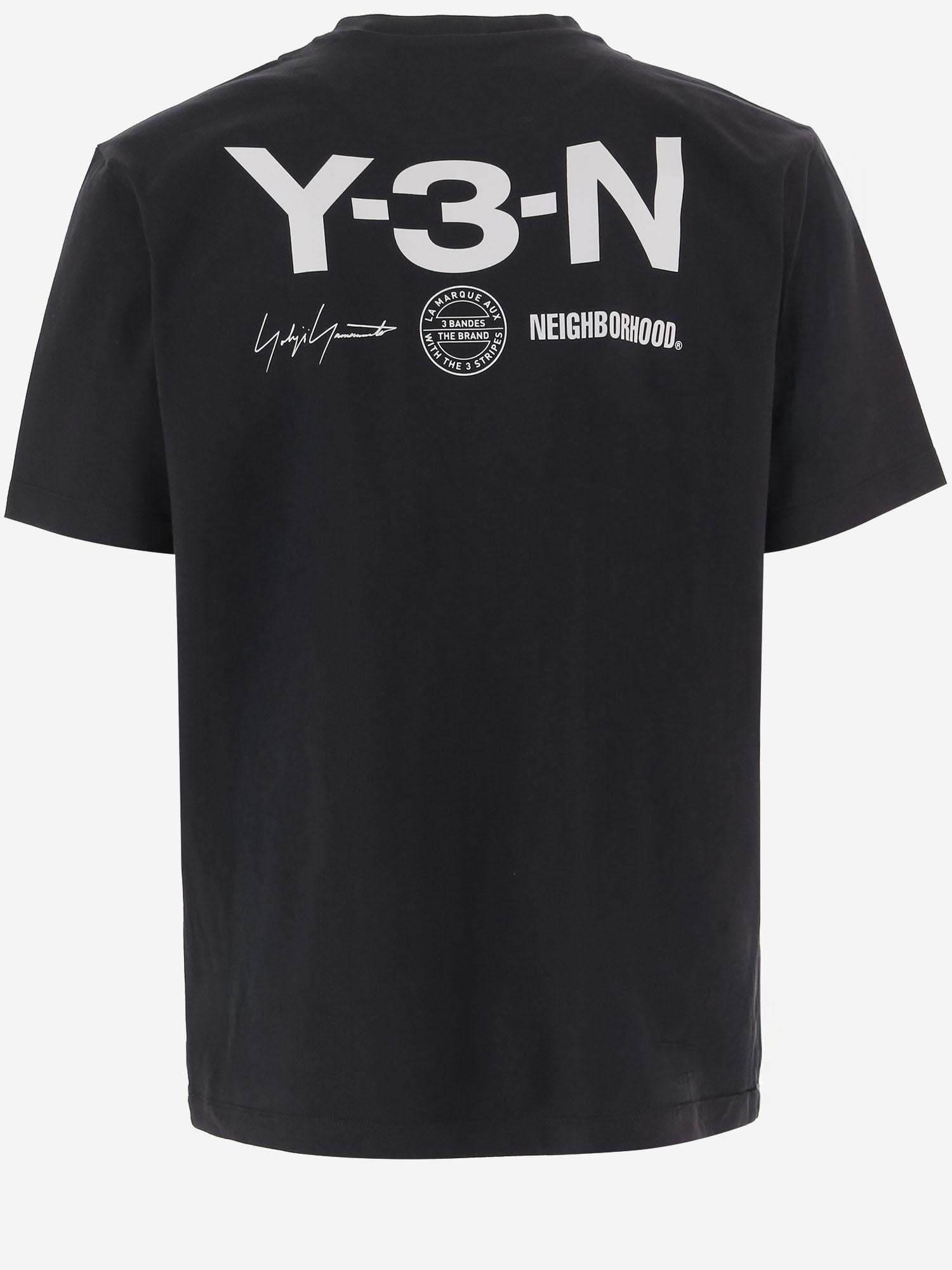 T-SHIRT ADIDAS Y-3 X NEIGHBORHOOD X DAINESE IN COTONE KC8823 BLACK/GRANIT ADIDAS Y3 X NBDH X DAINESE 