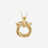 COLLANA CON PENDENTE GANCINI 760551 001 SALVATORE FERRAGAMO 