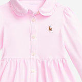 SET IN COTONE CON LOGO 310877763002 CARMEL PINK POLO RALPH LAUREN KIDS 