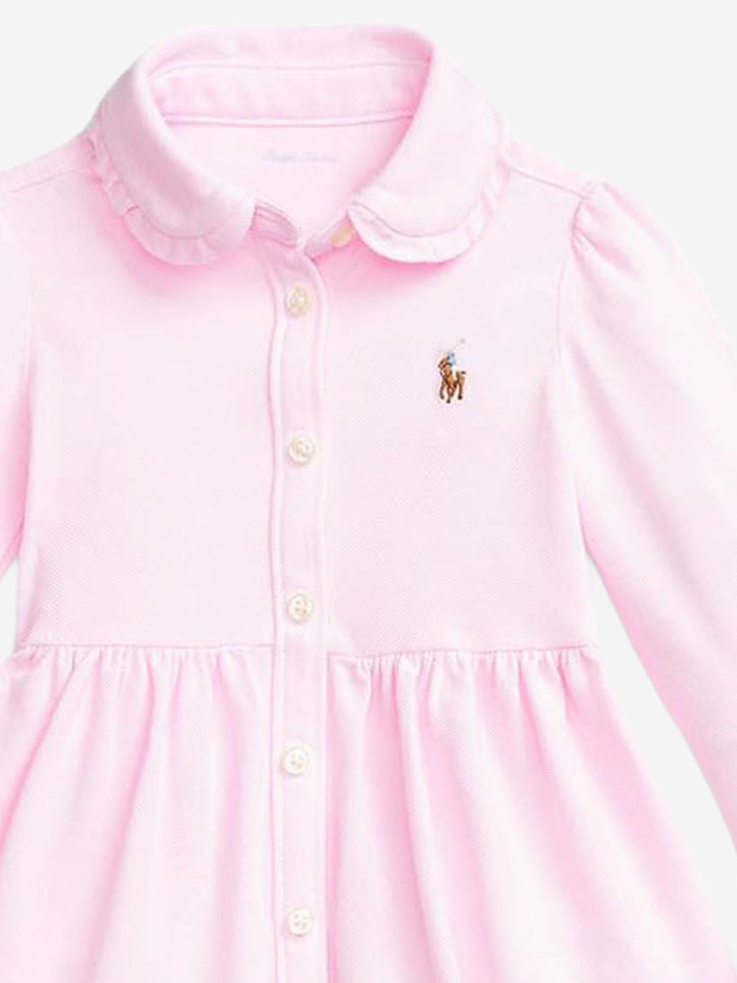 SET IN COTONE CON LOGO 310877763002 CARMEL PINK POLO RALPH LAUREN KIDS 