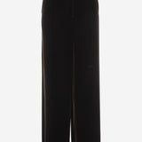 PANTALONI A GAMBA AMPIA IN VISCOSA E SETA GW001563 TE10831U8130 GIORGIO ARMANI 
