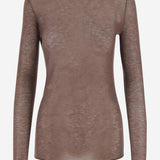 MAGLIA IN LANA SEMI TRASPARENTE 105398 A2PML73 PINKO 