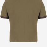 T-shirt in cotone con logo MJNA15 1841F0Y1C MIU MIU 