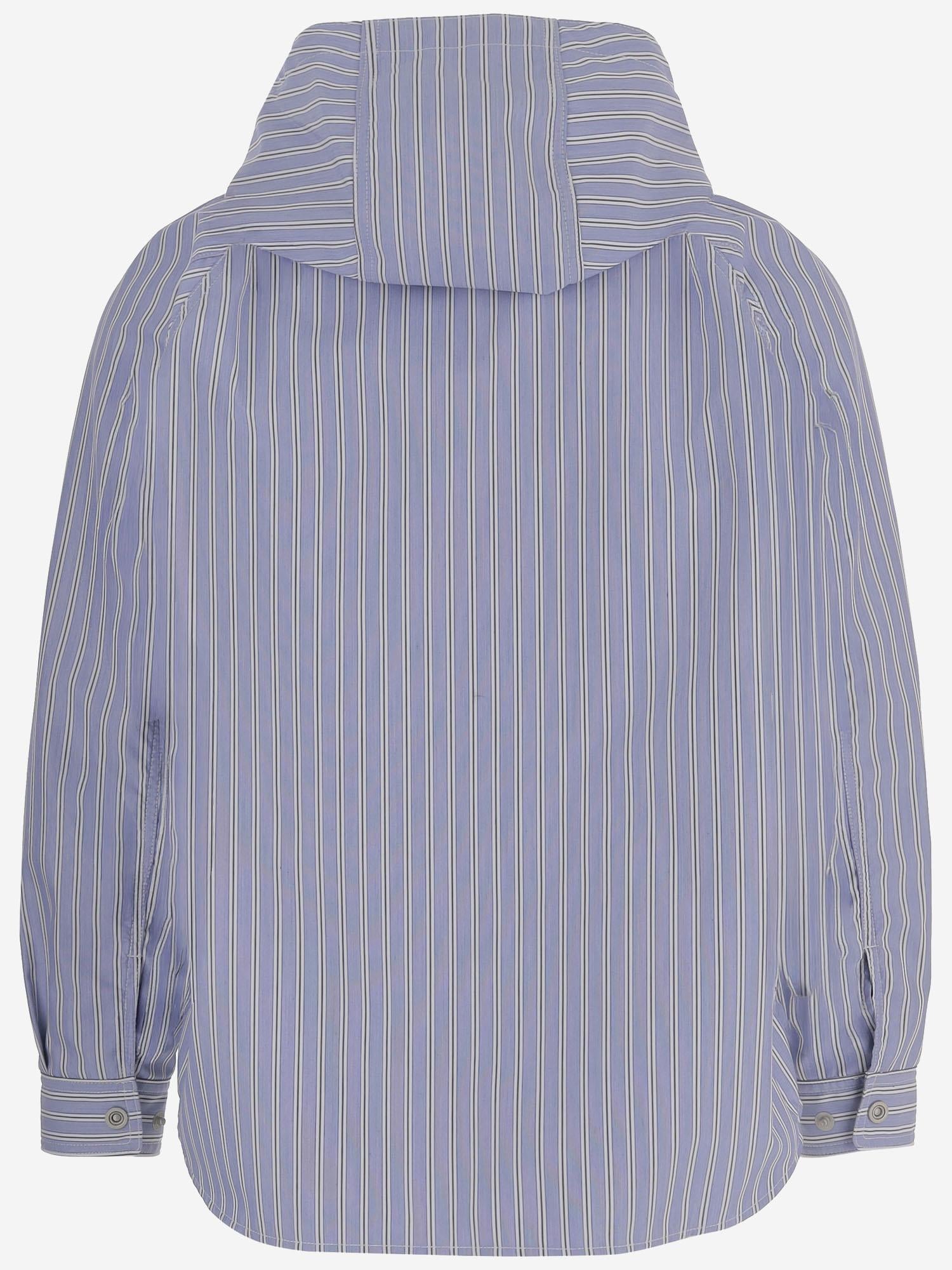 GIACCA IN TESSUTO TECNICO A RIGHE HQB004 1 HOMME 
