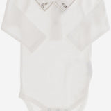 BODY IN COTONE CON COLLETTO RICAMATO W05OUNK00013 002 BONPOINT KIDS 