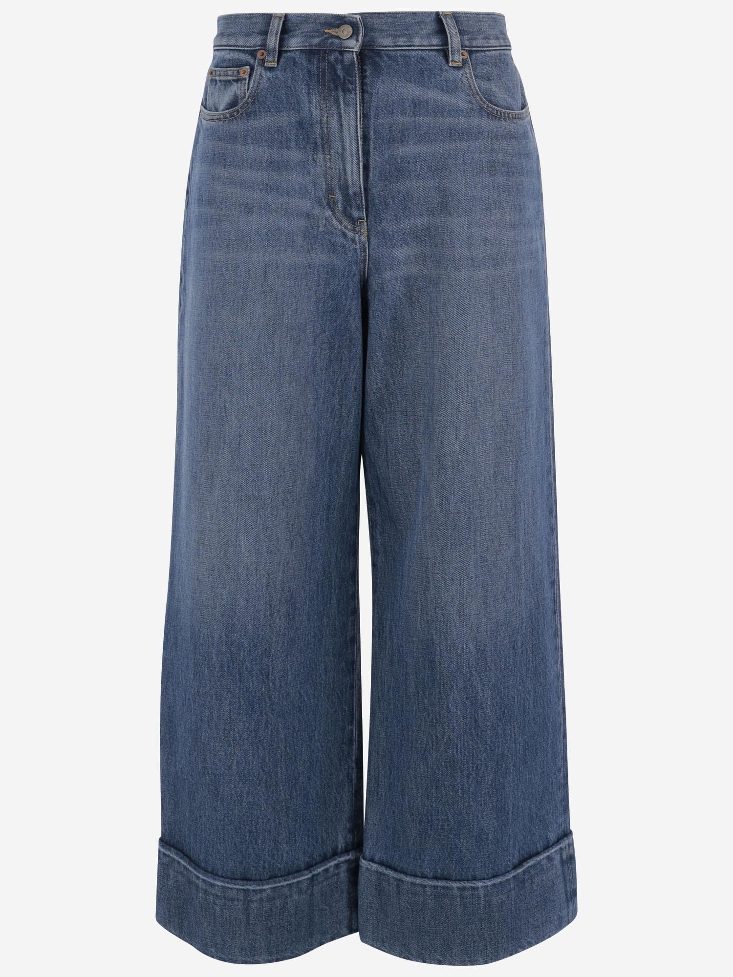 JEANS IN DENIM DI COTONE 8B3DD29K 9Y8558 VALENTINO 