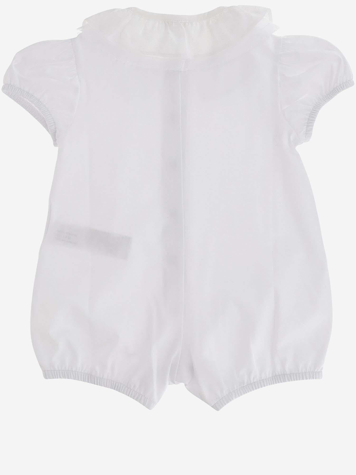 TUTINA IN COTONE STRETCH P24TO269MF032 0101 IL GUFO KIDS 