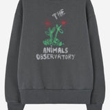 FELPA IN COTONE CON STAMPA LOGO F25031 066DX THE ANIMALS OBSERVATORY KIDS 