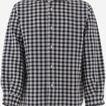 Camicia con motivo a quadri P25CL252C3161 497 IL GUFO KIDS 