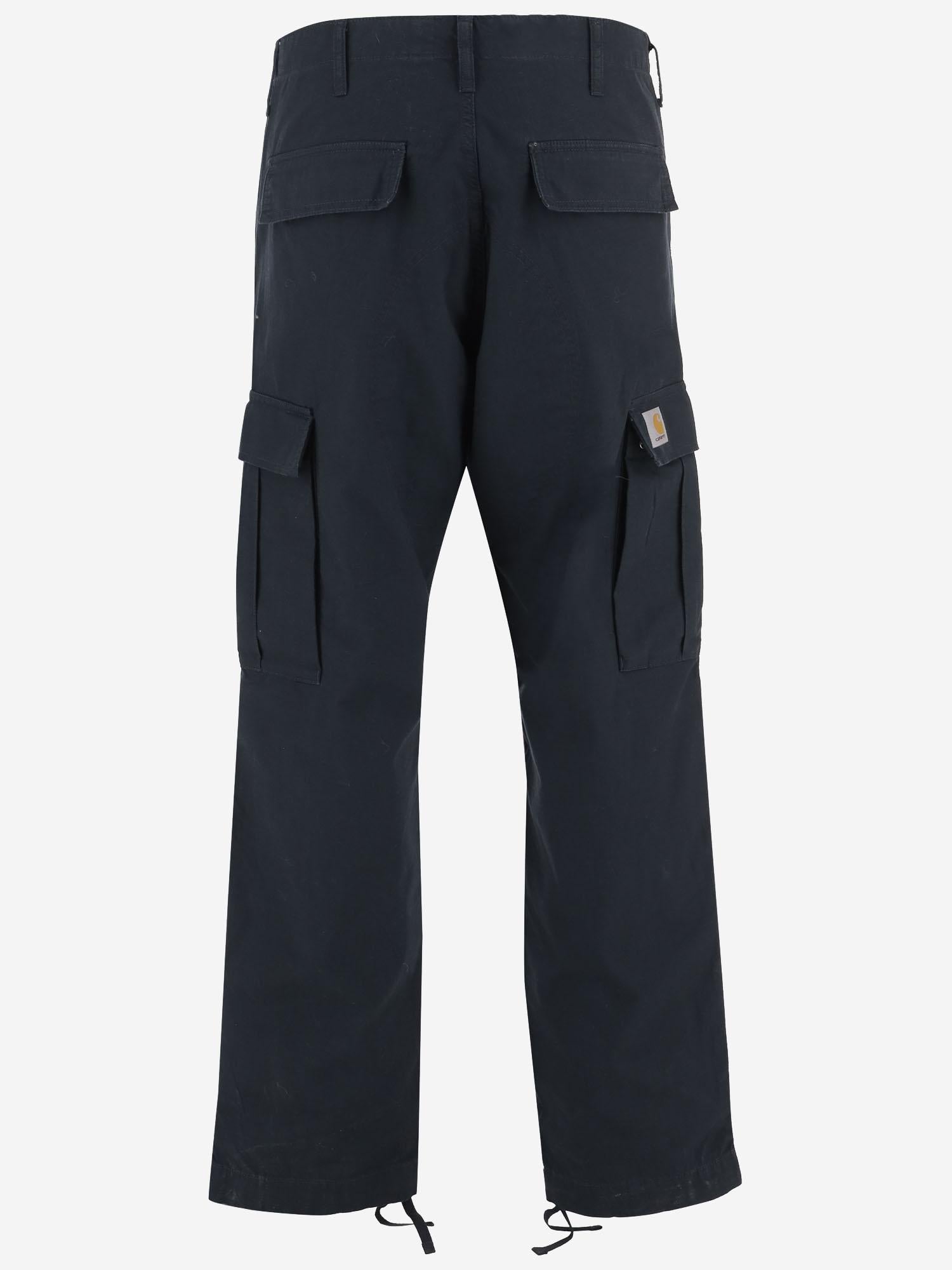 PANTALONI CARGO IN COTONE CON LOGO I032467 J002 CARHARTT WIP 