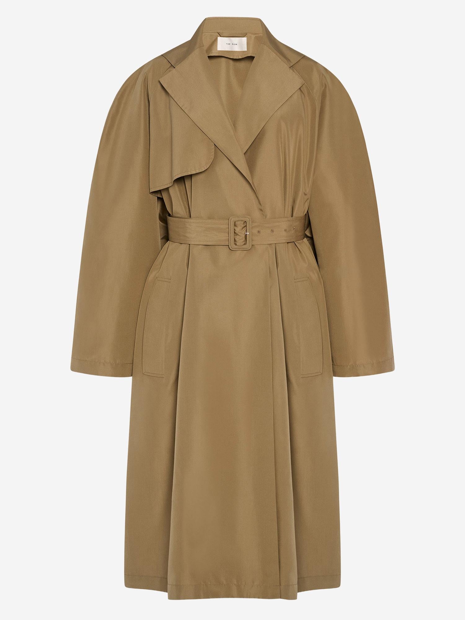 Cappotto Amapola in seta 11007W4496 SBU THE ROW 