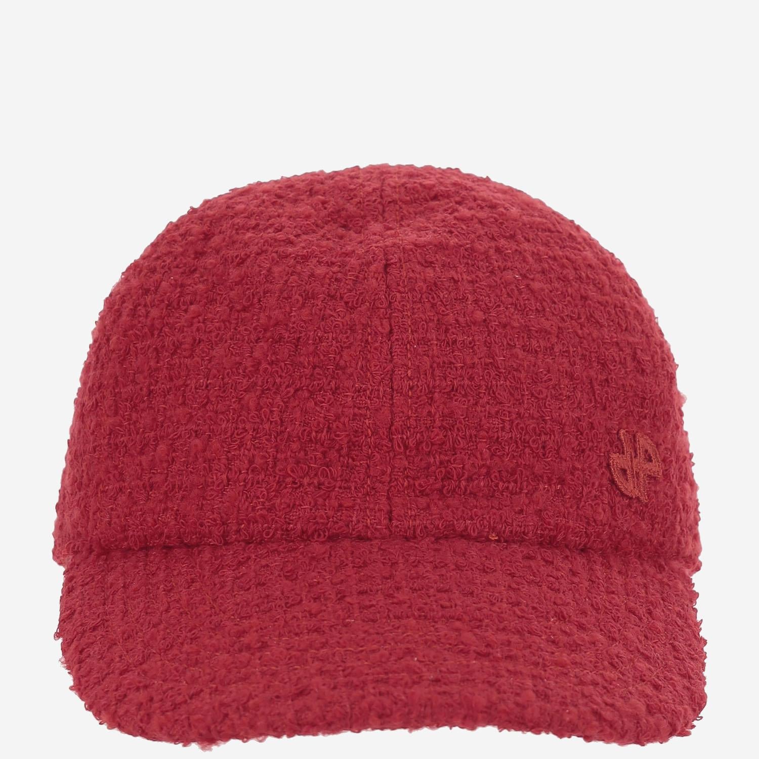 cappello da baseball in tweed di lana AC1110223 312R PATOU 