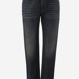 JEANS IN DENIM DI COTONE 8126569 MIDBLUE BURBERRY 