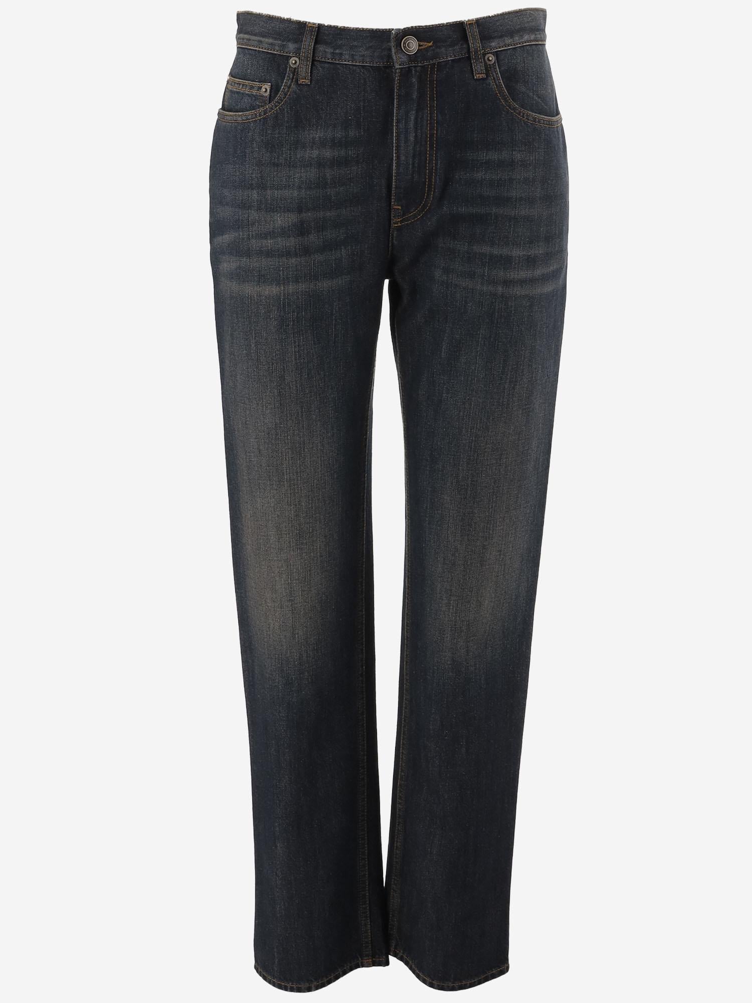 JEANS IN DENIM DI COTONE 8126569 MIDBLUE BURBERRY 